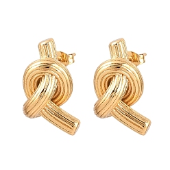 Золотой 304 из нержавеющей стали серьги, конт, золотые, 23x12 мм