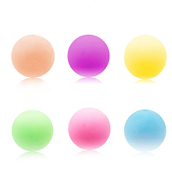 Color mezclado Juguete antiestrés tpr luminoso, divertido juguete sensorial inquieto, para aliviar la ansiedad por estrés, brillan en la bola oscura, color mezclado, 60 mm