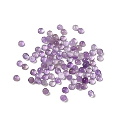 Amethyst Natural Amethyst Dome/Half Round Cabochons, 3x2mm