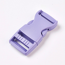 Lilac PP Plastic Side Release Buckles, Survival Bracelet Clasps, Lilac, 65x32x12mm, Hole: 4x25mm