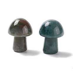 Натуральный Агат Натуральный камень агат гуаша, инструмент для массажа со скребком гуа ша, для спа расслабляющий медитационный массаж, грибовидный, 20~21x15~15.5 мм