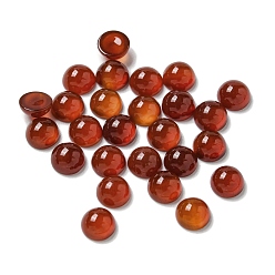 Carnelian Natural Carnelian Cabochons, Half Round, 5x2.5mm