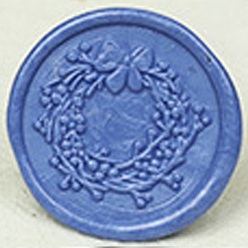 Васильковый Частицы сургуча, для ретро печать печать, восьмиугольник, васильковый, размер бутылки: 40x34 мм, о 45шт / бутылка