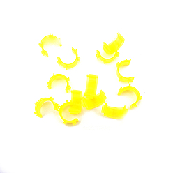 Jaune Clips de supports de bobines de fil à coudre en plastique, jaune, 20mm