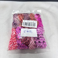 (52) Непрозрачная лаванда 40м 10 цвета полиэстер и спандекс шнуры, 1 внутреннее ядро, разноцветные, 2 мм, около 4.37 ярдов (4 м)/цветов
