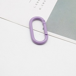 Лиловый Легкосплавные пружинные кольца, овальные, сирень, 50x25 мм