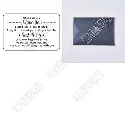 Gris Tarjetas de transferencia térmica en blanco de acero inoxidable y sobres de papel, gris, 80x55x0.7 mm, 2 PC / sistema
