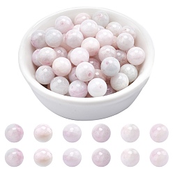 Kunzite Brins de perles kunzite naturelles arricraft, perles de spodumène, ronde, 8mm, Trou: 1mm, Environ 49 pcs/chapelet, 15.7 pouce, 1strand / boîte