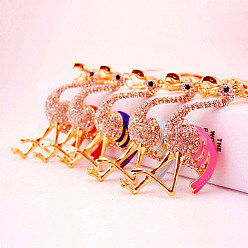 Mixed Color Cute Crane Keychain Pendant Bag Accessory Keychain 350 - Creative and Lovely.
