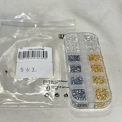 Couleur Mélangete 3013 perles à écraser en laiton, Tube, couleur mixte, 1.5~2x0.15~1.5mm, Trou: 1~1.5mm