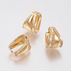 Золотой Ионное покрытие (ip) 304 защелка из нержавеющей стали на дужках, золотые, 9.5x7x6.5 мм, внутренний: 8x5 mm