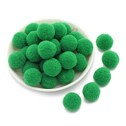 Sea Green Polyester Ball, Costume Accessories, Clothing Accessories, Round, Sea Green, 10mm, 288pcs/bag