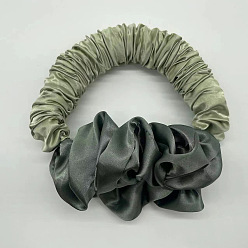 Imitation silk No. 9 color Silk Sleep Hair Curler Set, No Trace Bun Maker and Heatless Curling Wand for Big Curls
