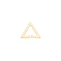 golden Triangle Cutout Ear Cuff - Stylish Alloy Unisex Earring Accessory