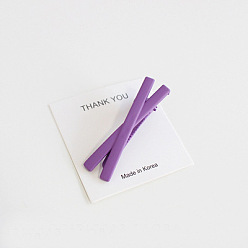 purple Cute Matte Hair Clip Hairpin Side Clip Hair Accessories - Lovely, Sanding, Bangs Clip.