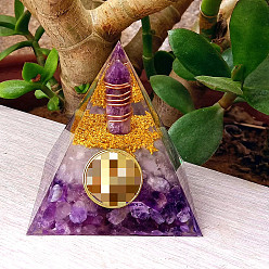 31 Crystal Ball Resin Crystal Pyramid Decoration Resin Crafts Home Decoration Car Office Decoration