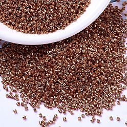 (DB1837)  Дуракоат Гальваническый Розовый Румянец Бусины miyuki delica, цилиндр, японский бисер, 11/0, (db 1837) дюракант оцинкованный розовый румянец, 1.3x1.6 мм, отверстие : 0.8 мм, Около 2000 шт / 10 г