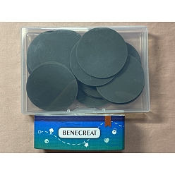 Gray BENECREAT 15Pcs Plastic Seal Mat, Flat Round, Gray, 2.5mm, Inner Diameter: 42.5mm, 15pcs