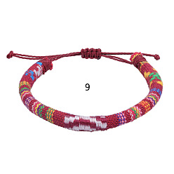 9 Bohemian Ethnic Style Handmade Braided Bracelet for Teens Colorful Surfing Friendship Bracelet