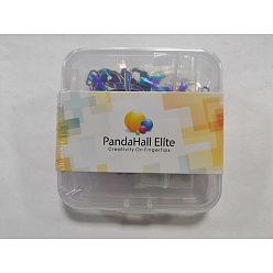 Rainbow Color Pandahall Elite 40Pcs Alloy Pendants Enamel Settings, Cadmium Free & Nickel Free & Lead Free, Awareness Ribbon, Rainbow Color, 21.5x11.5x2mm, Hole: 1.5mm