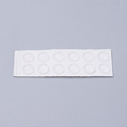 Clear Self Adhesive Silicone Feet Bumpers, Door Cabinet Drawers Bumper Pad, Half Round/Dome, Clear, 6x2mm