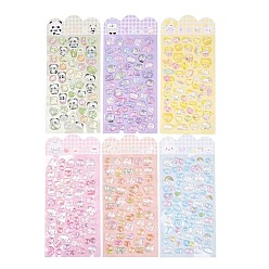 Mixed Shapes Объемные наклейки для домашних животных, мультфильм наклейки, внутри — изображение, нанесенное эпоксидной смолой., разнообразные, 3 мм