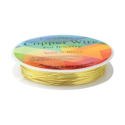 Light Gold Медная проволока, долговечный, золотой свет, 20 датчик, 0.8 мм, около 9.84 футов (3 м) / рулон