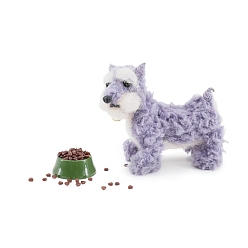 Зеленый Миска для корма для собак пластиковая мини-модель, аксессуары для кукольного домика с микро-ландшафтом, притворяясь опорными украшениями, зелёные, 25x15 мм