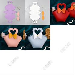 (52) Непрозрачная лаванда 10 наборы 5 цвета наборы для самостоятельного изготовления кошелька из искусственной кожи в форме сердца и цветка, с золотистыми железными гвоздями для начинающих, разноцветные, 161x179x50.5 мм, 2 наборы / цвет