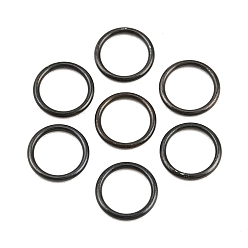 Schwarz Ionenplattierung (IP) 304 Geschlossene Biegeringe aus Edelstahl, Runde, Schwarz, 20 Messgerät, 7x0.8 mm
