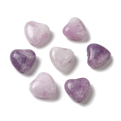Amethyst Natural Amethyst Beads, Heart, 9.5~10x10x5~5.5mm, Hole: 1.4mm