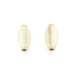 Light Gold Perles en alliage, sans cadmium et sans plomb, ovale, or et de lumière, 13.5x6.5x3mm, Trou: 1.2mm