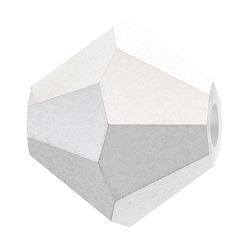 00030 27000 Crystal Labrador 2x Хрустальные бусины preciosa®, чешский хрусталь, биконус(451 69 302 рондель), 00030 27000 кристальный лабрадор 2x, 3 мм, отверстие : 0.8 мм