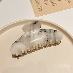 Серый Пластиковые зажимы когтя волос, аксессуары для волос для женщин и девочек, серые, 105 мм