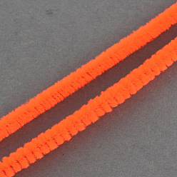 Tomato 11.8 inch Pipe Cleaners, DIY Chenille Stem Tinsel Garland Craft Wire, Tomato, 300x5mm