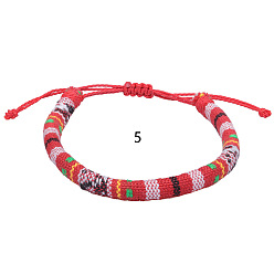 5 Bohemian Ethnic Style Handmade Braided Bracelet for Teens Colorful Surfing Friendship Bracelet