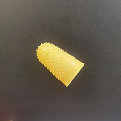 Желтый Силиконовые накладки на пальцы, инструмент для валяния иглой, желтые, 30x17 мм