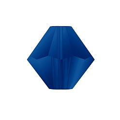 30240 840 Cobalt Blue Matt Хрустальные бусины preciosa®, чешский хрусталь, биконус(451 69 302 рондель), 30240 840 кобальтово-синий матовый, 5 мм, отверстие : 1 мм