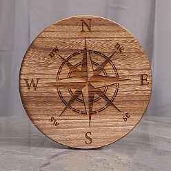 Другие Деревянные стенды для карт Таро, держатель таро «звездная фаза» для гадания, инструменты для декора таро, плоско-круглые, компас, 250x15 мм