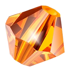 90310 Sun Хрустальные бусины preciosa®, чешский хрусталь, биконус(451 69 302 рондель), 90310 солнце, 5 мм, отверстие : 1 мм