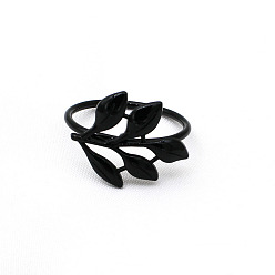 Black + high quality glossy Hotel metal leaf napkin buckle napkin ring maple leaf napkin ring cloth ring