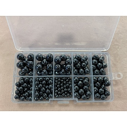 Non-magnetic Hematite 316Pcs Non-magnetic Synthetic Hematite Beads Strands, Grade A, Round, 4mm/6mm/8mm/10mm, Hole: 1~2mm