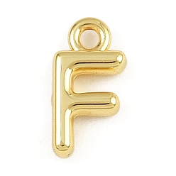 Letter F 304 Edelstahl Reize, Gestell, langlebig überzogen, golden, Brief f, 9x4.5x2 mm, Bohrung: 1.2 mm