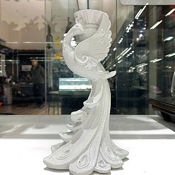 Белый Украшения для пьедестала из скульптуры феникса, держатель хрустального шара, для домашнего офисного стола, белые, 102x110x185 мм