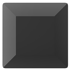 23980 Jet Фантазийные кристаллы preciosa® maxima, чешский хрусталь, 435 23 615 квадратный, нетронутый, 23980 струя, 6x6 мм