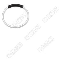 Серебро Chgcraft 4шт. круглые кольцеобразные алюминиевые ручки для сумок, с Евой, для аксессуаров для замены сумок, серебряные, 21x1.3~2 см, Внутренний диаметр: 18.5 cm