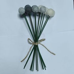 (52) Непрозрачная лаванда 12шт 3цвета шерсть искусственный цветок, разноцветные, 215 мм, 4 шт / цвет