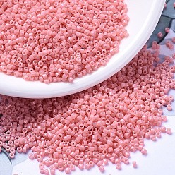 (DB2113) Окрашенный Непрозрачный Личи Дуракоат Бусины miyuki delica, цилиндр, японский бисер, 11/0, (db 2113) окрашенный в непрозрачный личи дюракоат, 1.3x1.6 мм, отверстие : 0.8 мм, Около 2000 шт / 10 г