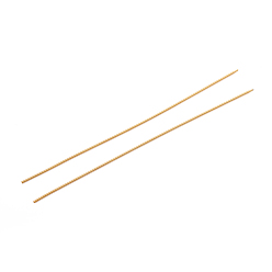 Oro Revestimiento de iones (ip) 304 cable francés de acero inoxidable cable gimp, dorado, 150x1.3 mm, agujero: 1 mm