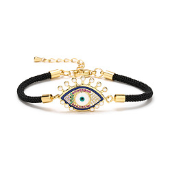 CB0071CX black Женский браслет в уличном стиле от сглаза - модный и стильный браслет с подвеской в виде капли масла демона